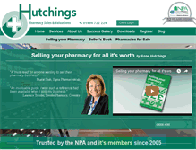 Tablet Screenshot of hutchings-pharmacy-sales.com
